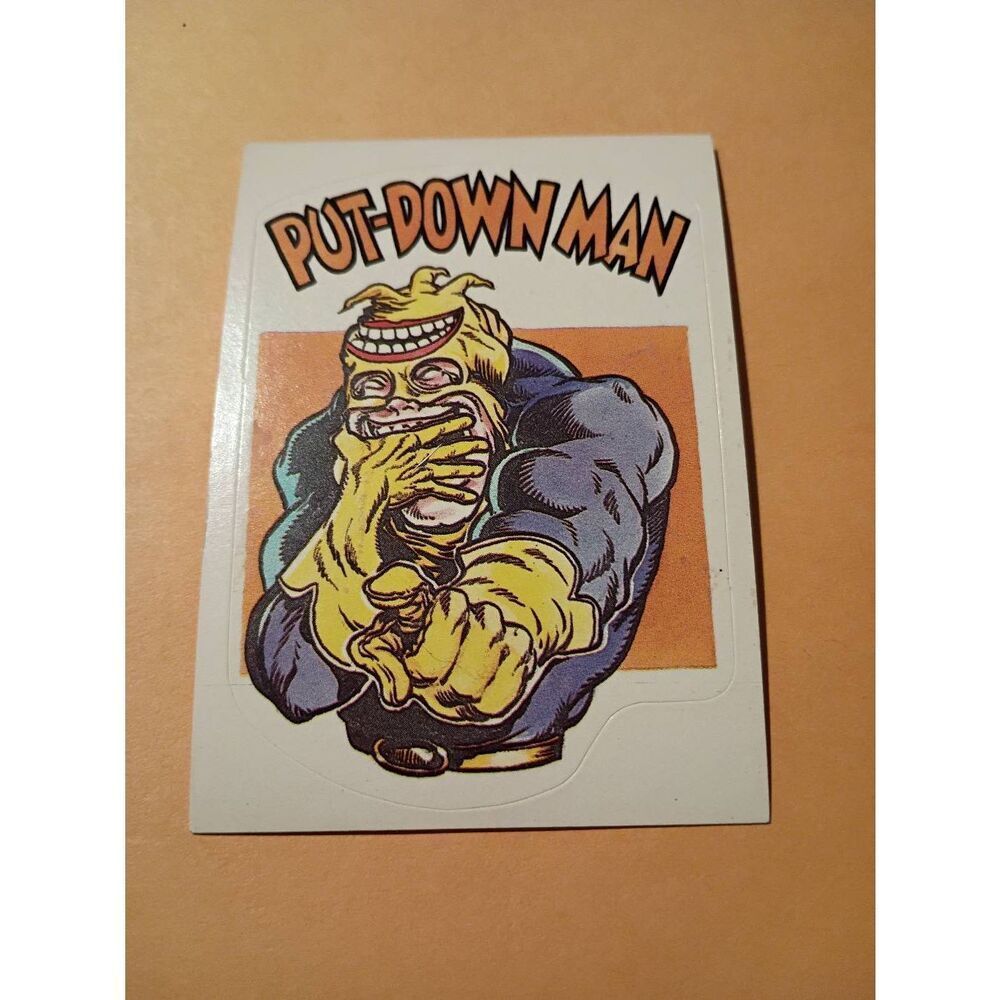 1983 General Mills Zero Heroes Trading Card Sticker Card Vintage #4